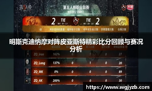 明斯克迪纳摩对阵皮亚斯特精彩比分回顾与赛况分析